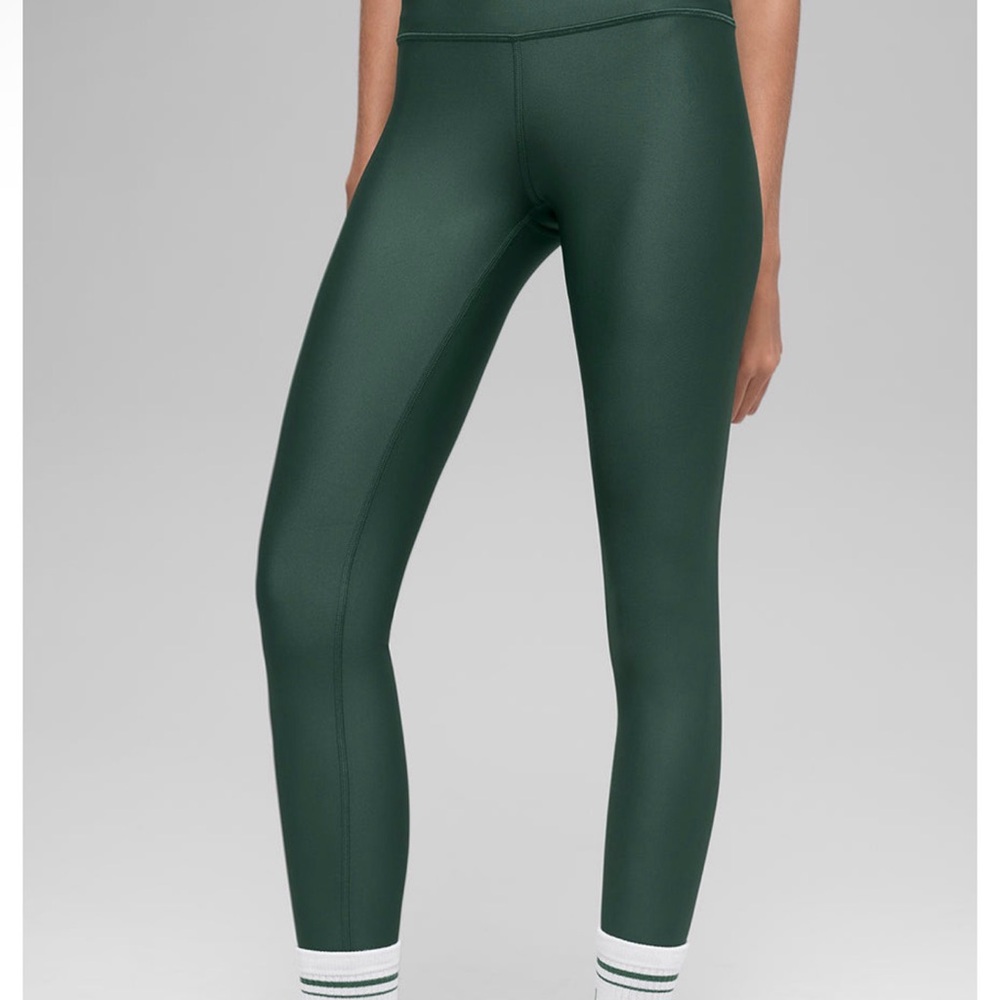 Alo Yoga High Waist Airlift Leggings - Clover Green